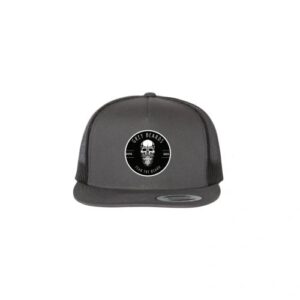 Grey and Black Snapback Hat